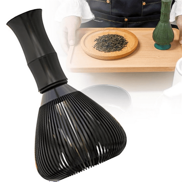 Traditional Matcha Whisk Reusable PP Resin Matcha Whisk Chasen Dishwasher Safe Matcha Stirrer Matcha Green Tea Black