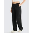 thumbnail image 5 of Pinspark Wide Leg Sweatpants Women High Waisted Baggy Casual Workout Pants Soft Drawstring Athletic Pants with 2 Pockets, 5 of 8