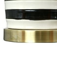 thumbnail image 4 of Ember Interiors Ceramic Table Lamp, Black and White Striped, 4 of 5