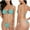 Light Blue, variant on Wyobmus Women's Bikini Set 2 Piece Bikini Swimsuit Mini Halterneck Triangle Top Thong Micro Swimwear Lingerie Set Green