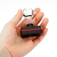 thumbnail image 4 of Uxcell Black Plastic Stamp Self Inking Red Ink Office Stamps Pre Inked Message Stamp 1.8'' x 0.8'' Final Notice, 4 of 6