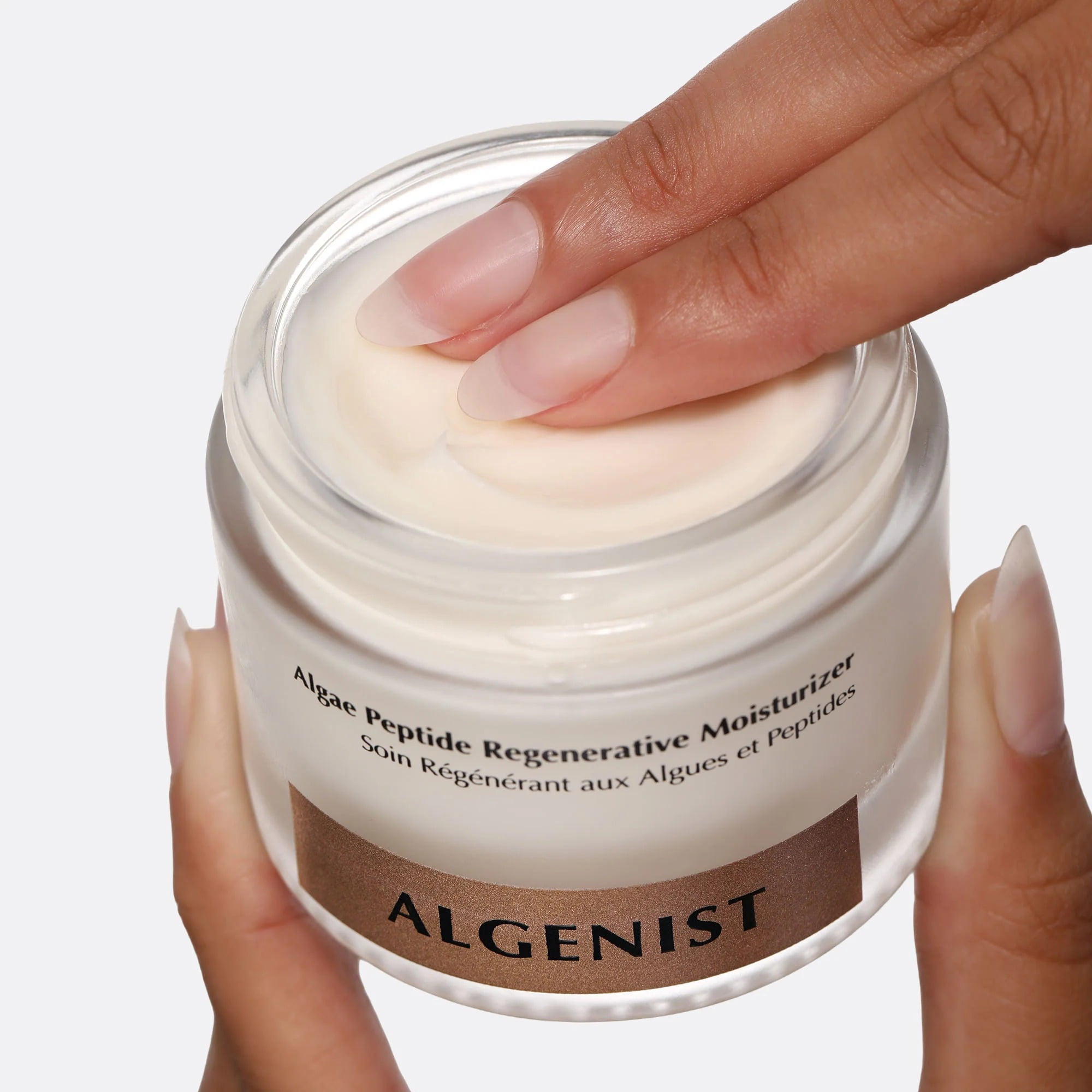 Algenist Algae Peptide Regenerative Face Moisturizer - Restorative Wrinkle Cream + Peptide Moisturizer for Instant Hydration + Skin Barrier Protection - Formulated with Patented Alguronic Acid (2 oz)