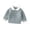 Blue, variant on QQAMB Newborn Baby Girls Knit Sweater Lapel Collar Long Sleeve Contrast Color Tops Fall Winter Cute Infant Clothes,0 Months