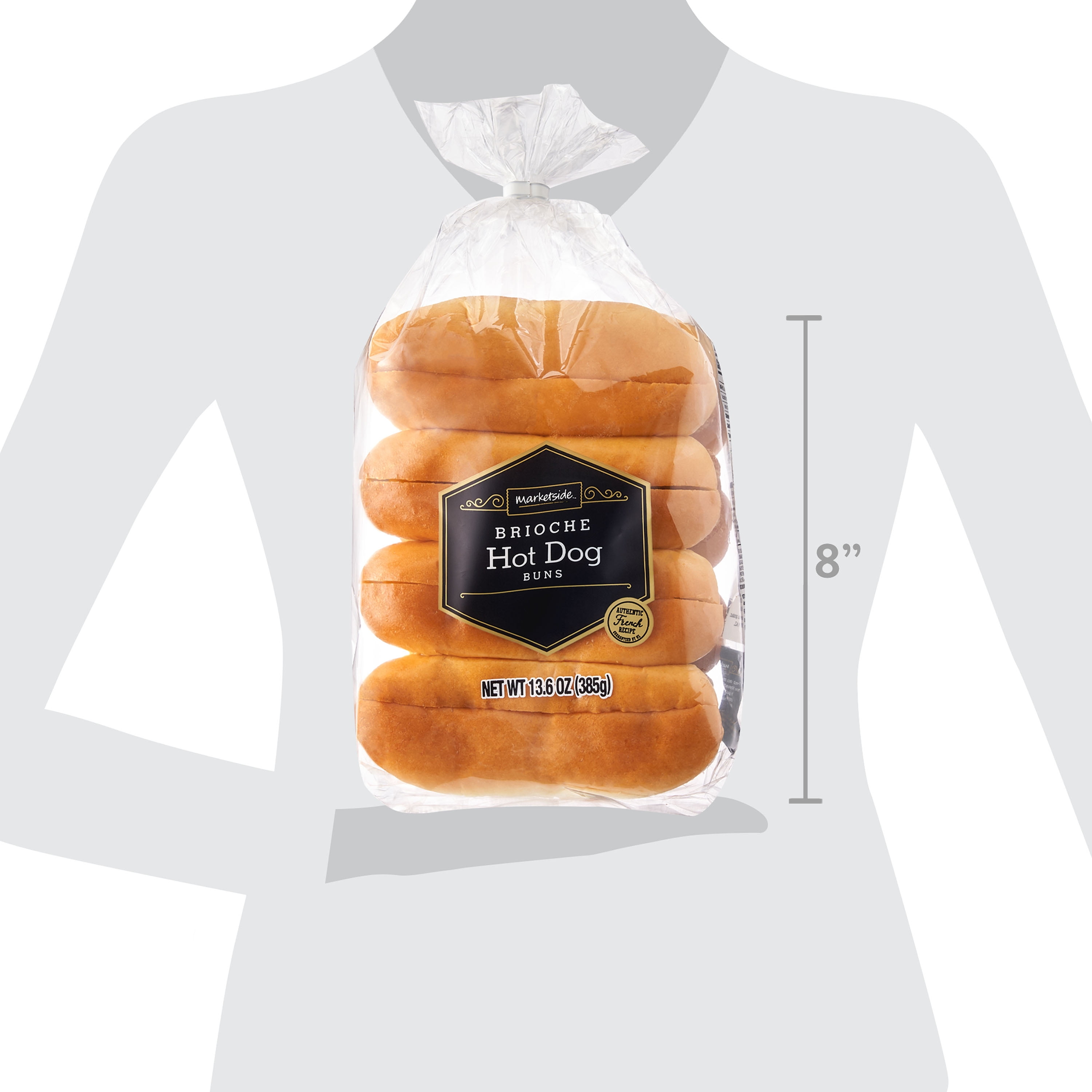 Marketside Brioche Hot Dog Buns, 13.6 oz, 8 Count Ubuy Costa Rica