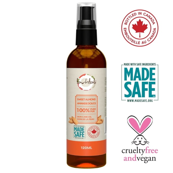 Buhbli Brands - Sweet Almond Oil, 120ml