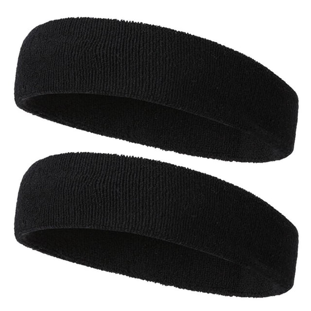 Hairband Sweat Headband Hair Turban Deportes Al Aire Libre Diademas Para Lavado De Cara Fitness Yoga Moda Elástico Wraps Para Hombres Y Mujeres 2 Pcs Guardurnaity OD013456-00