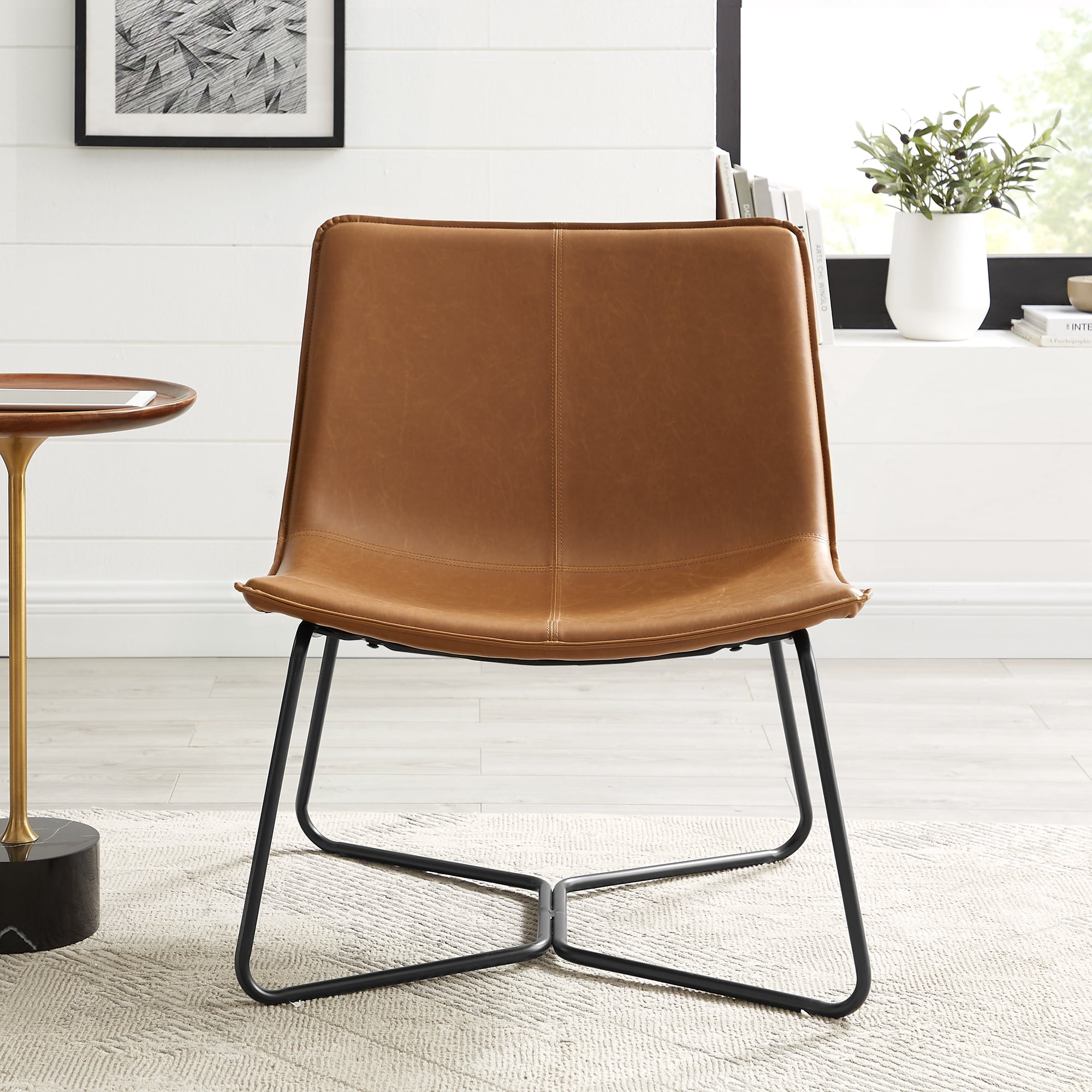 Manor Park Lounge Chair, Whiskey Brown