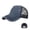 Navy, variant on Distressed Baseball Cap Unstructured Adjustable Snapback Washed Denim Ponytail Hat with Breathable Mesh Pink One Size
