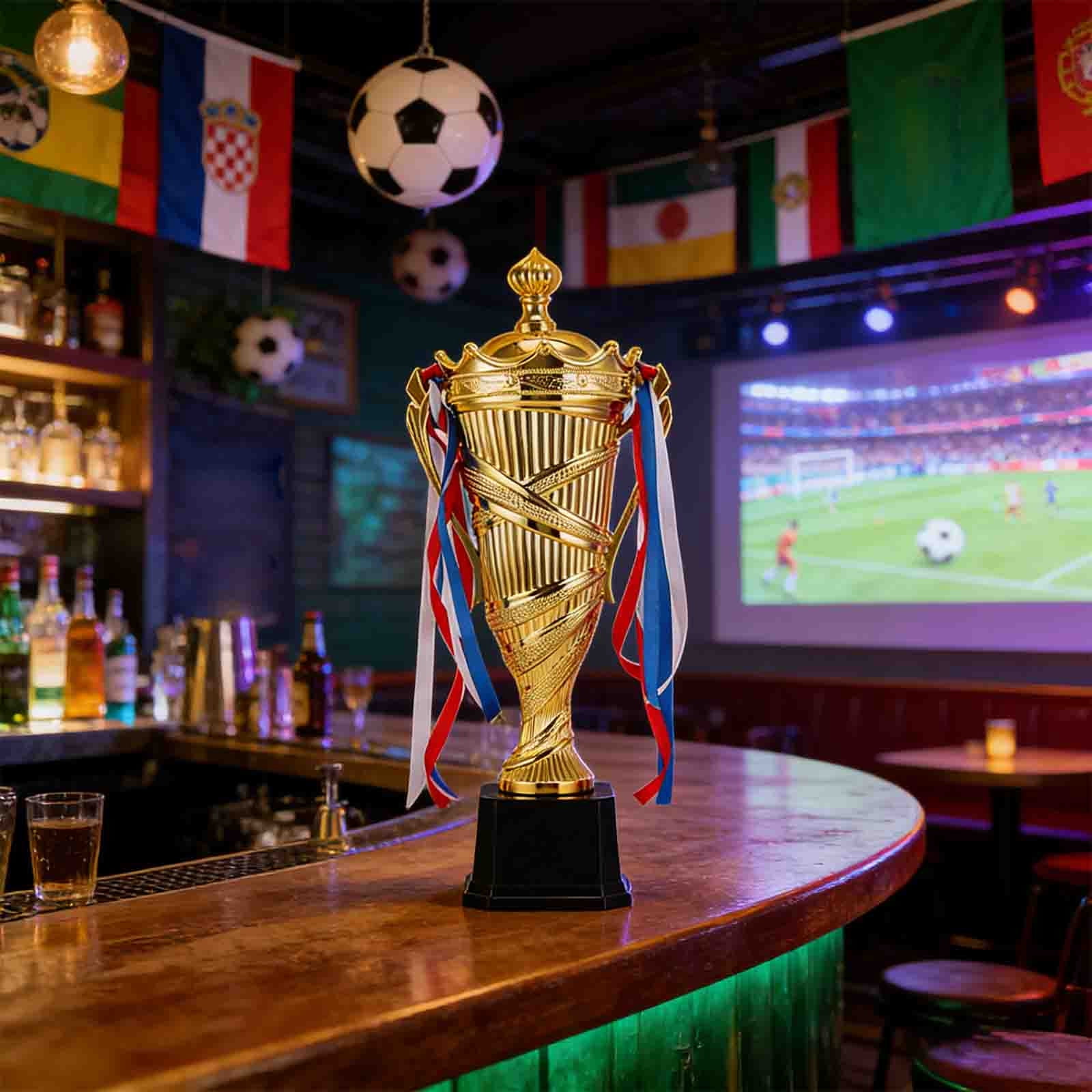 Gold Trophy Cup,Gold Trophy Award Cup for Sports, Tournaments, Competitions,Ceremony Celebration Party Gift
