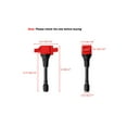 thumbnail image 2 of Set of 4 ISA Red Ignition Coils and Spark Plugs Compatible with 2009-2012 Nissan Versa 1.8L Replacement for UF509, 2 of 3