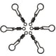 thumbnail image 3 of Eigraketly 20 piezas giratorios para pesca de carpa, bloqueo de enlace resistente al desgaste, anillos impermeables de alta resistencia, broches Pescar, 3 of 6