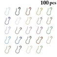 thumbnail image 2 of Bangcool 100PCS Gourd Pin Creative Iron Fashion Calabash Pin Safety Pin for Clothing, 2 of 10