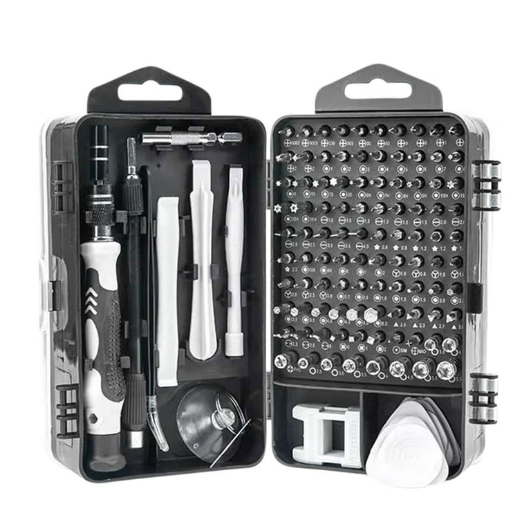 Duratool 24-Piece Electronics Computer Tool Kit, Magnetic Precision Screwdriver Set for Screen Repair and Cleaning Cell Phone iPhone Tablets PC