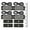 White, variant on YAHHU 4PCS 12 Strobe LED White and Yellow Light Hazard Beacon Emergency Flashing Side Marker Light Bars Warning Signal Towing Truck Lamp 7.09 inches / 18 cm