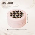 thumbnail image 2 of Naloa Cute Dog Panda Round Jewelry Box, Travel Jewelry Organizer, 3.9 x 3.9 x 2in Jewelry Storage Box for Women-Pink, 2 of 7