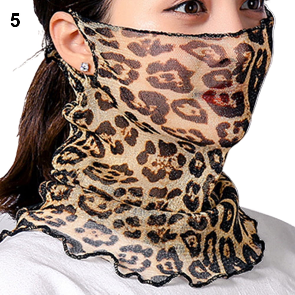 Women Soft Breathable Sun Protection Face Mask Neck Gaiter Headband Gracious 