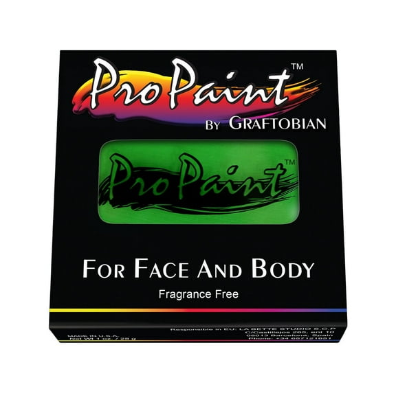 Graftobian Pro Paint Face and Body Paint - Mantis Green, 30 ml