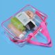 thumbnail image 1 of Bolsa de cosméticos transparente de PVC, bolsa de lavado impermeable, bolsa de almacenamiento de viaje portátil, bolsa de lavado, 1 of 2