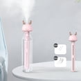 thumbnail image 2 of Humidificador de aire de botella, portátil, viaje, trabajo, taza para dormir, difusor de aire USB, rociador, tipo 1, rosa Inevent HA8573-02B, 2 of 6