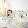thumbnail image 5 of Manfei Cute Dragon Bedding Comforter Set,Rustic Flower Dandelion Twin Comforter Sets,Yellow White Bedding Set For Girls Kids,Breathable Home Decor Reversible,2-Piece, 5 of 9