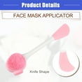 thumbnail image 6 of Vocoste Silicone Facial Cleansing Brush for Face Skincare Pink White 6.30"x1.57", 6 of 7