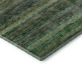 thumbnail image 3 of Addison Rugs Mayfield Premium Machine Washable Transitional Stripes Aloe Runner Rug, 2'3" X 7'6" Machine Washable Transitional Stripes Aloe Oversized Sherpa Throw Blanket, 3 of 6