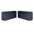 thumbnail image 2 of 2pieces Sofa Armrest Cover Stretch Protector Machine Washable Armchair Cover Navy, 2 of 7