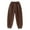 Coffee, variant on REDARER Girls Lined Pants Winter Warm Thermal Kids Joggers Soft Cozy Casual Trousers for Toddler Girls and Boys Thickened Comfortable Outfit,Kids Clothing,Size:6-7 Years