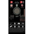 thumbnail image 2 of Aune SR7000 Full-Size Closed-Back Headphones with MLD Driver, Dynamic Driver, Detachable Cable, Over-Ear HiFi Hi-Res Audiophile Headphones for HiFi System, Home Audio, DAP, 2 of 10