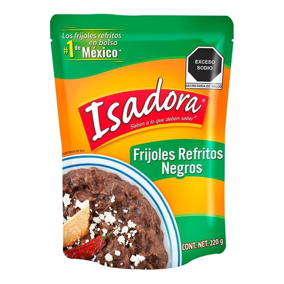 Frijoles refritos Isadora Negros 220 g