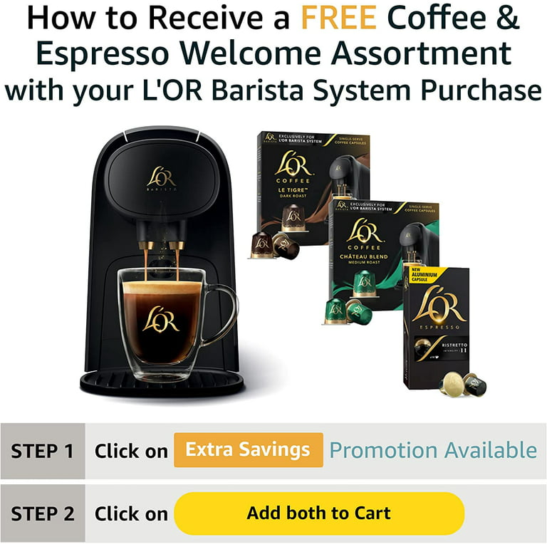 The L'OR Barista Coffee and Espresso Machine made by Phillips