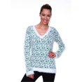 thumbnail image 1 of White Mark Pull Universel 696-Green-TG Léopard - Vert - Blanc - Extra Large, 1 of 1
