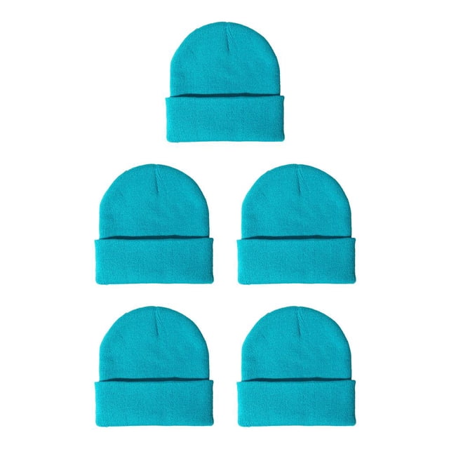 Minnieouse Beanie Hats Gorros de punto Skullcap Manga térmica Sombrero multifuncional Esquí casual Accesorios para el cabello Azul cielo Type2 NO2