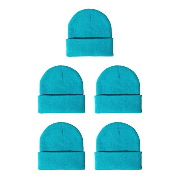 Minnieouse Beanie Hats Gorros de punto Skullcap Manga térmica Sombrero multifuncional Esquí casual Accesorios para el cabello Azul cielo Type2 NO2