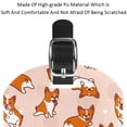 thumbnail image 4 of Square 2Pack PU Leather Corgi Dog Cruise Luggage Tag with Privacy Cover and Name ID Tag for Travel Handbags Backpacks Luggage Tags, 4 of 6