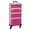 Rose Red, variant on OmySalon 3 in 1 rolling cosmetic makeup train case for professional, Rose Makeup trolley