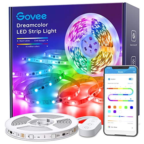 Govee RGBIC LED Strip Lights With Smart Segmented Color Control