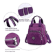 thumbnail image 3 of Bolso Mochila Impermeable 2 en 1 Malubero para Mujer Morado, 3 of 4