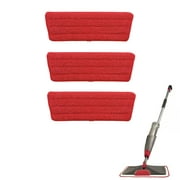 Hometimes 3 Packs Spray Mop Refills For Rubbermaid Reveal, Floor Mop Washable Microfiber Cleaning Pads, Dry Wet Dual-use Replacement Mop Heads