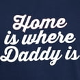 thumbnail image 3 of CafePress - Home Is Where Daddy Is Dark T Shirt - Men's Classic Graphic Cotton T-Shirt, 3 of 4