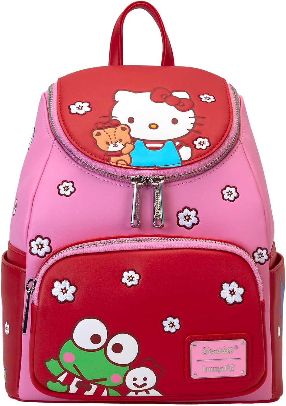 Loungefly Sanrio Hello Kitty & Friends Pink Mini Faux Leather Shell Backpack