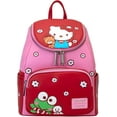 thumbnail image 3 of Loungefly Sanrio Hello Kitty & Friends Pink Mini Faux Leather Shell Backpack, 3 of 10