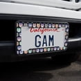 thumbnail image 2 of Colorful Owls Cute Pattern License Plate Tag Frame, 2 of 4