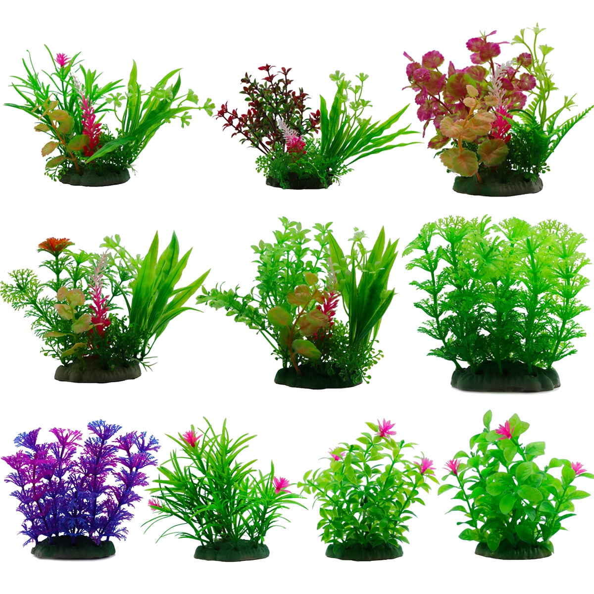 Meidiya Artificial Seaweed Water Plants Aquarium Plants Artificial Fish
