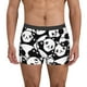 thumbnail image 1 of Balery Seamless Pattern Cute Panda Calzoncillos bóxer para hombre, ropa interior de algodón suave y transpirable con cinturilla de nailon-Large, 1 of 5