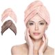 thumbnail image 1 of uds toalla para secar el cabello envoltura de turbante, gorro para el cabello seco, gorro para el cabello para el baño-- Sailing Electrónica, 1 of 5