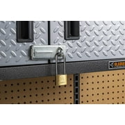 Brinks Solid Brass 40mm Keyed Padlock with 2 1/2in Shackle, 4 pack