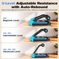 thumbnail image 3 of DERACY Máquina ajustable para abdominales y sit-ups, azul, 3 of 7
