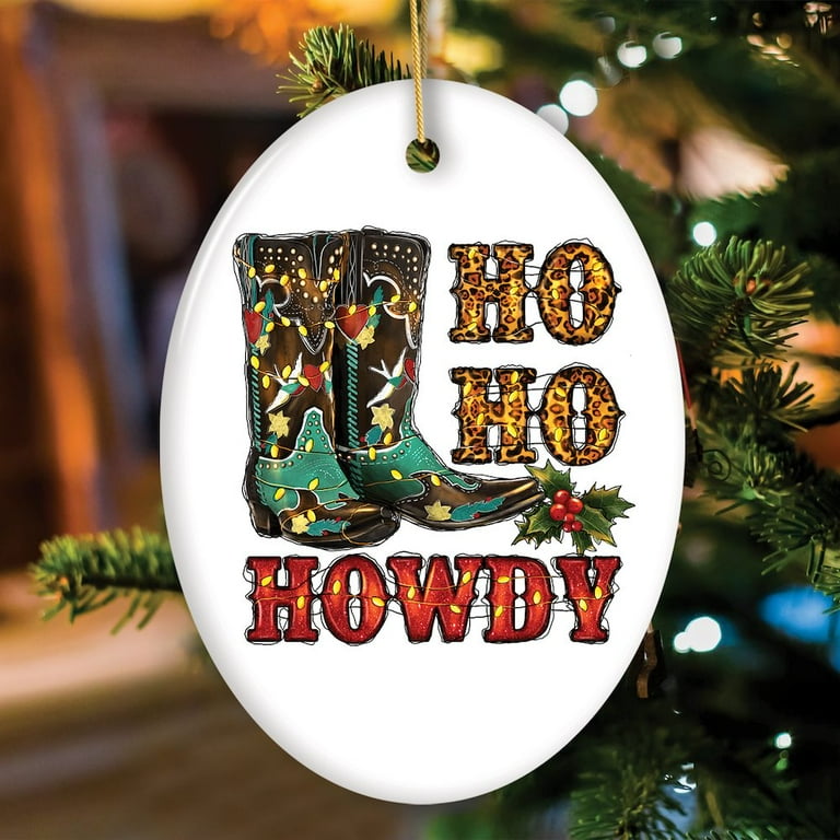 Western christmas ornaments discount