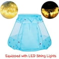 thumbnail image 3 of HLONK Ocean Ball Pool Princess House, Collapsible Star Tent, Play House Toys (1* Blue Children's Tent + 1* Star Light String Warm Light),Do Not Include Toy Balls, 3 of 5